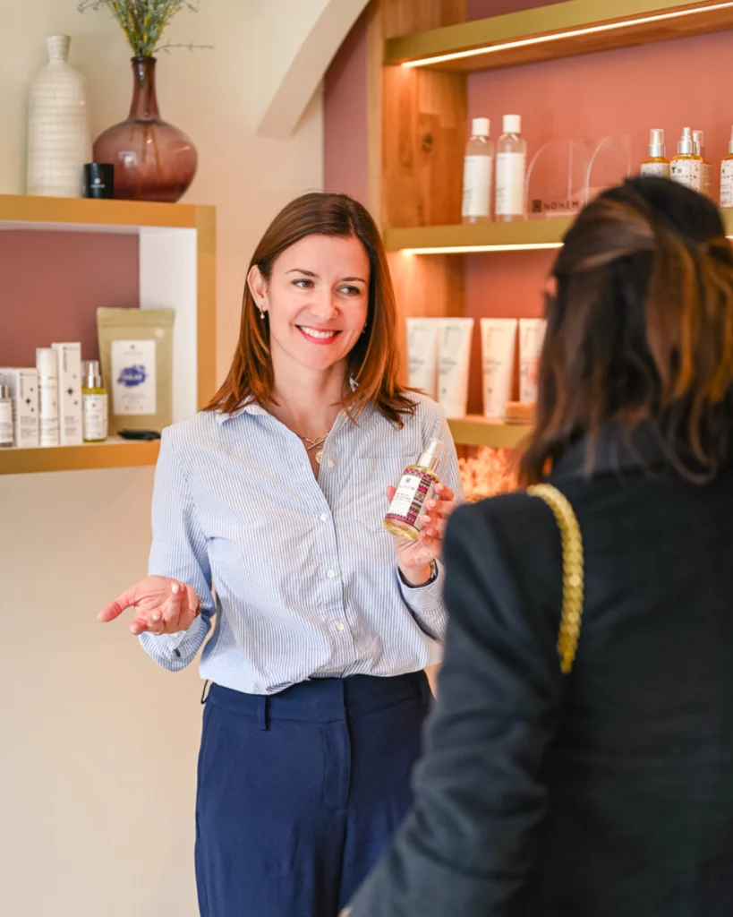 Shooting personal branding fondatrice marque bien-&ecirc;tre Studio Poline