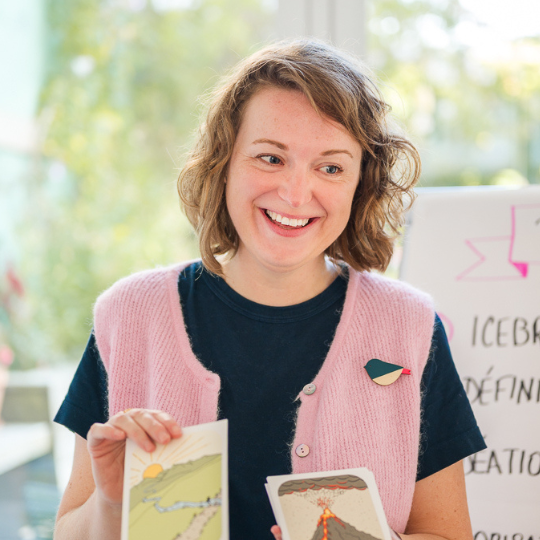 Portrait de Carole, facilitatrice à Nantes – Shooting personal branding Studio Poline